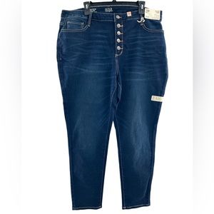 a.n.a High Rise Button Fly Soft Stretch Skinny Jeans